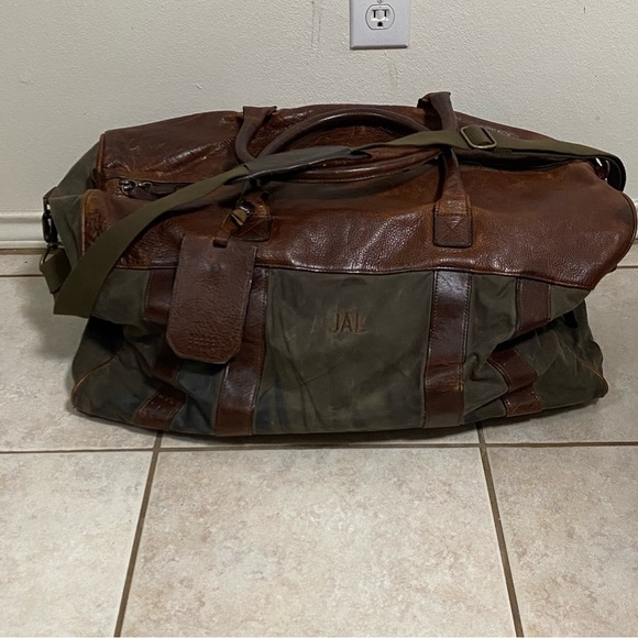 Moore & Giles Duffle Cleland XL Duffel Waxwear Rangertan waxed canvas & leather